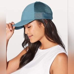 lululemon athletica Blue Mesh Back Hat